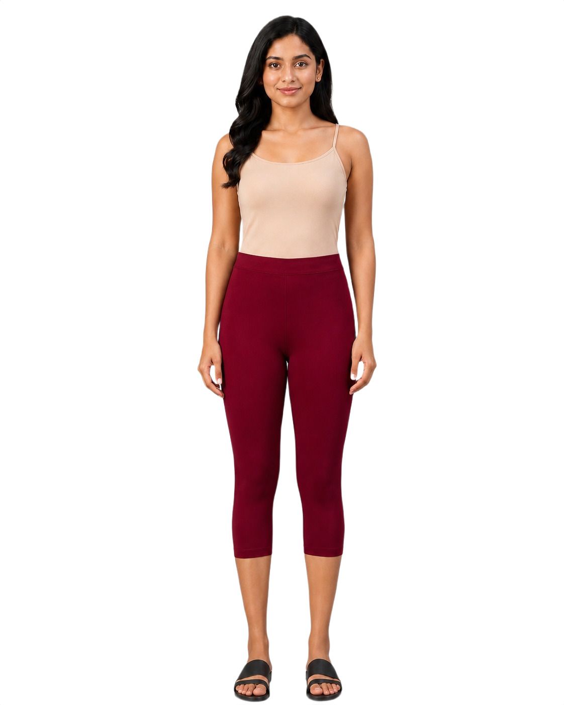 Dhanz Capri Maroon pack of 1 front view