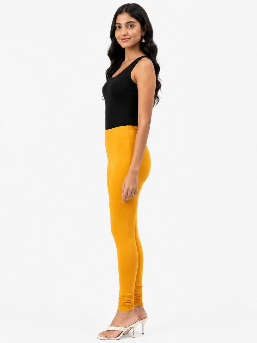Dhanz churidar GOLDEN YELLOW view 3