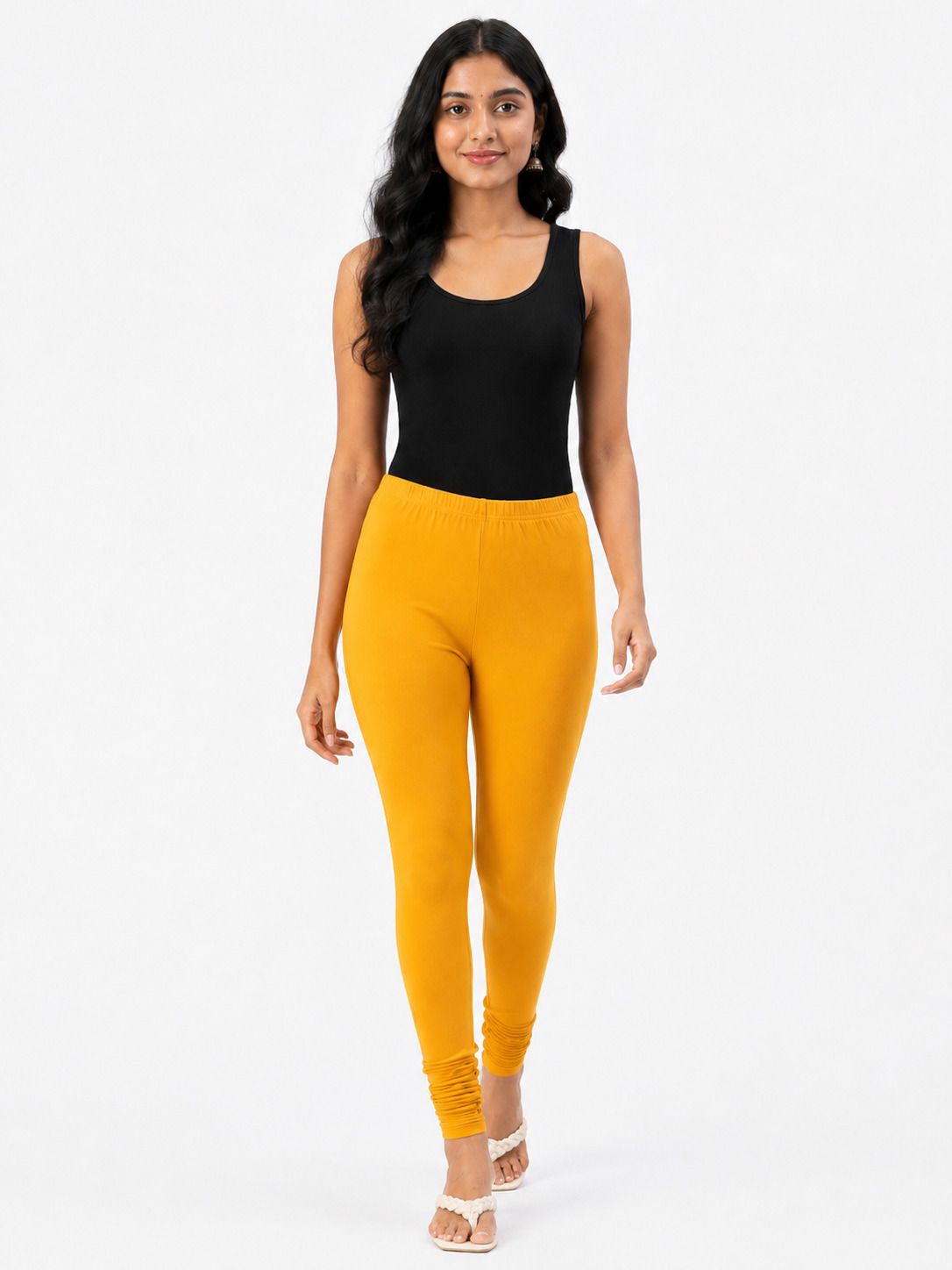 Dhanz churidar GOLDEN YELLOW view 4