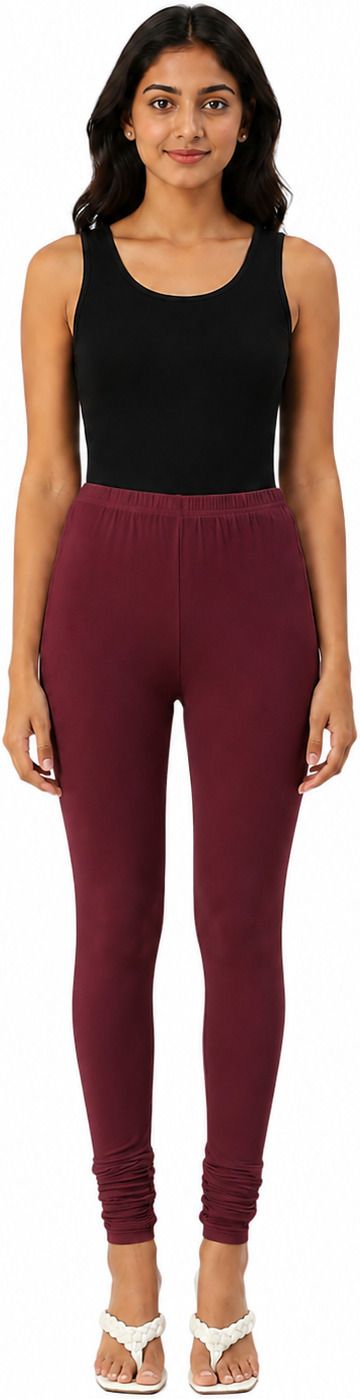 Dhanz churidar MAROON view 1