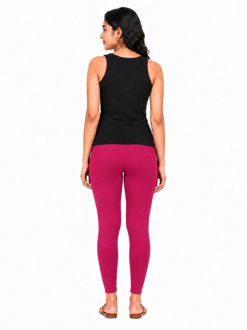Dhanz ankle FUSHIA view 2