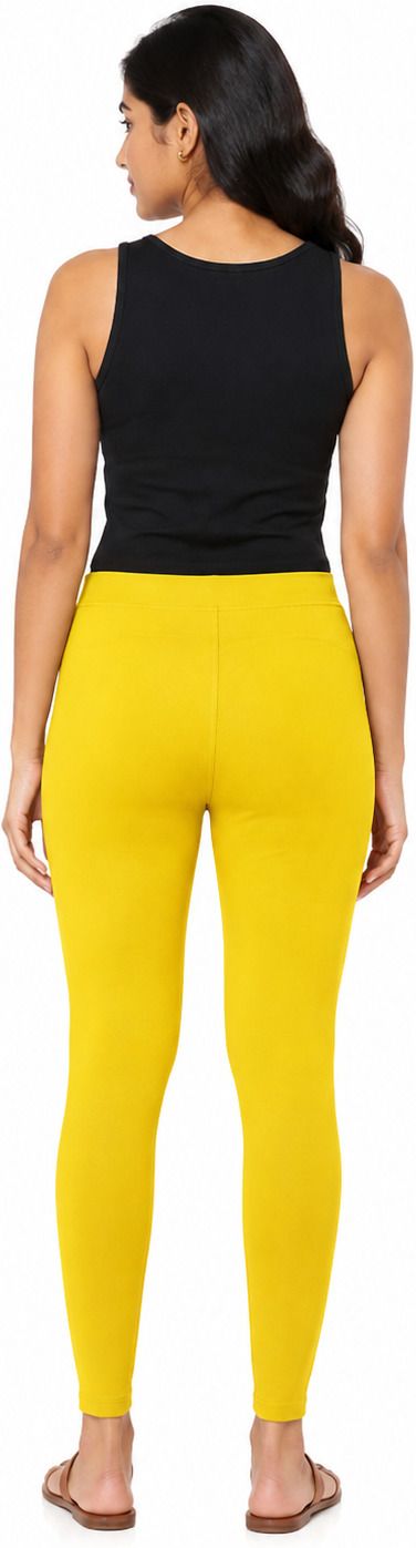 Dhanz ankle LEMON YELLOW view 2