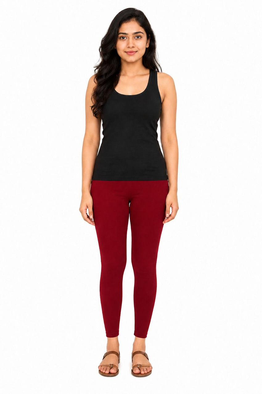 Dhanz ankle RED MAROON view 1