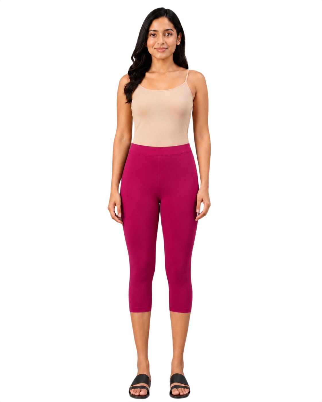 Dhanz Capri Rani Pink pack of 1 front view