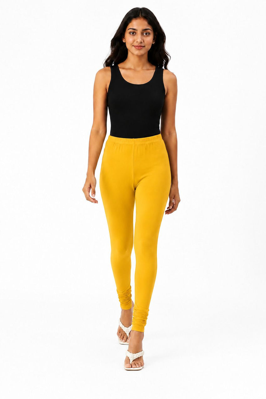 Dhanz churidar YELLOW view 4