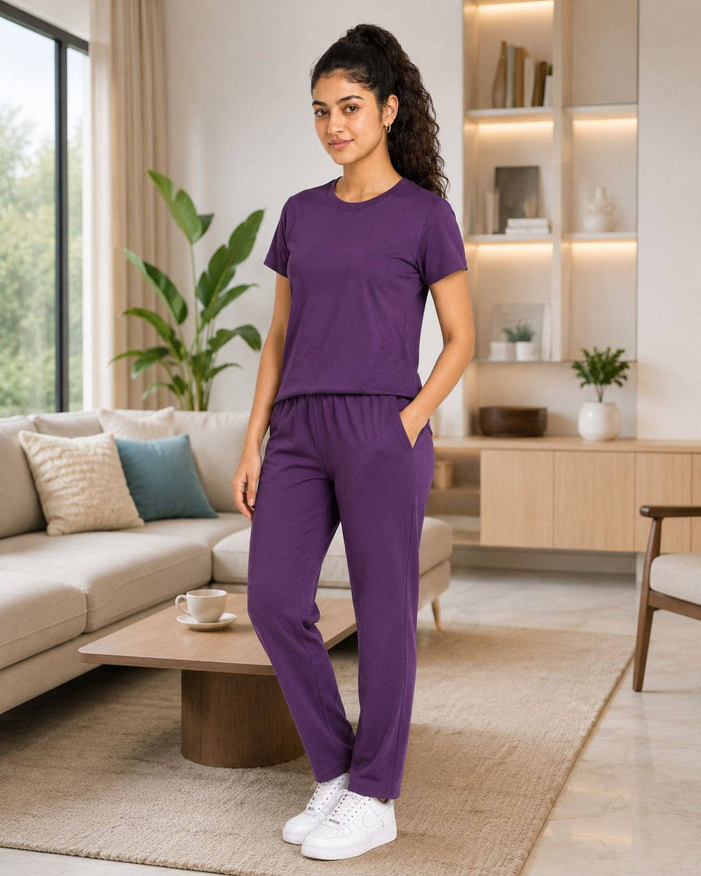 Purple night suit additional view 3