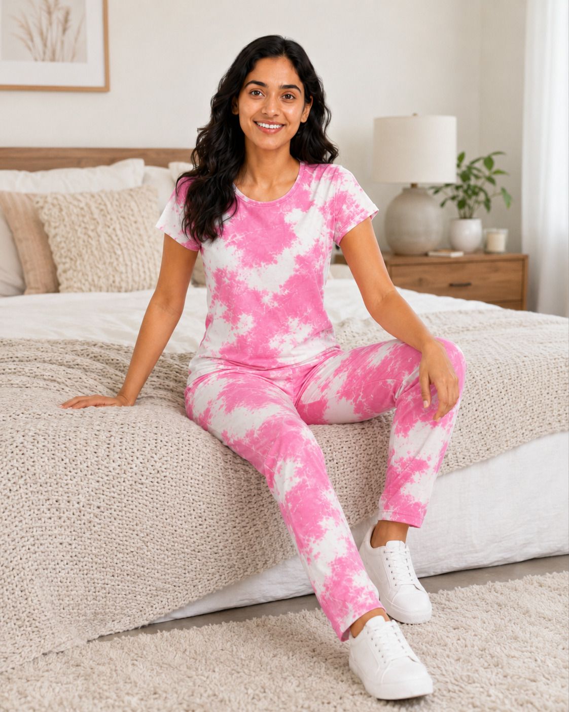 Pink night suit additional view 5