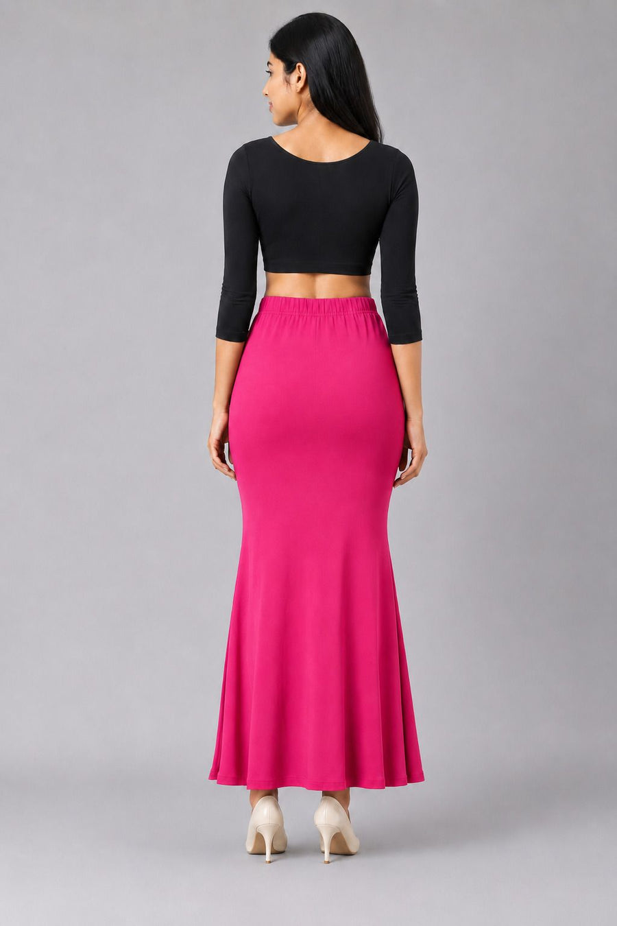 Rani Pink fish cut shapewear back view
