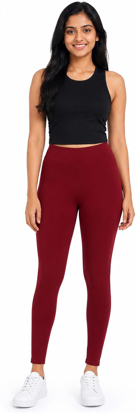Dhanz ankle BURGUNDY view 1