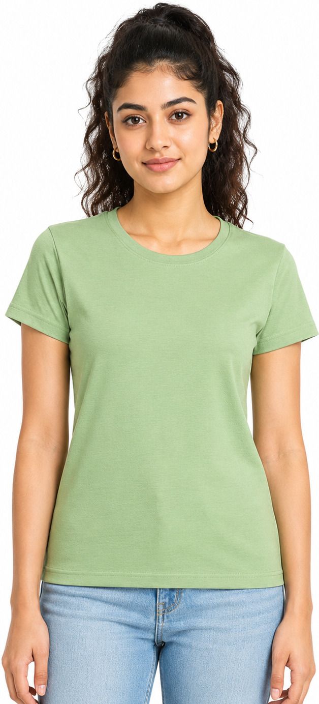 Dhanz Crepe Green front view