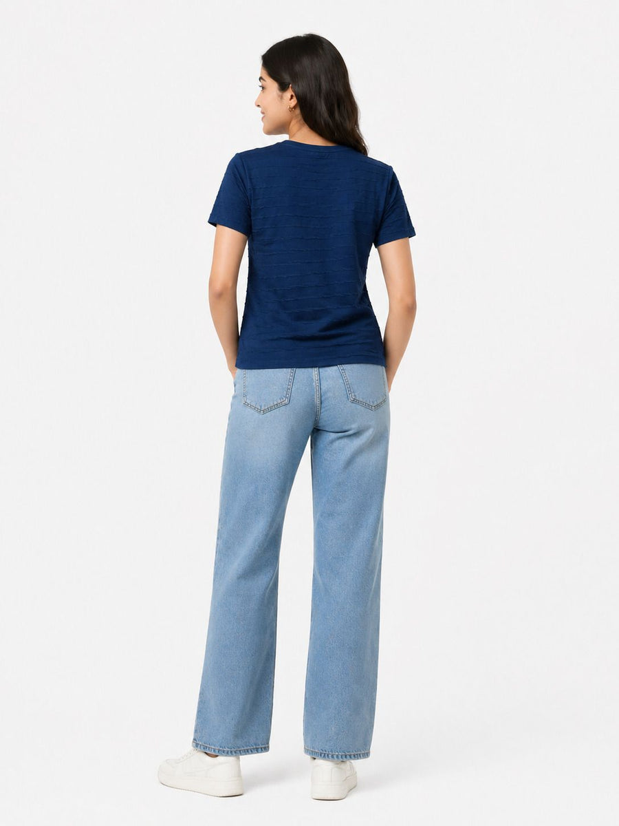 Dhanz Popcorn Navy Blue front view