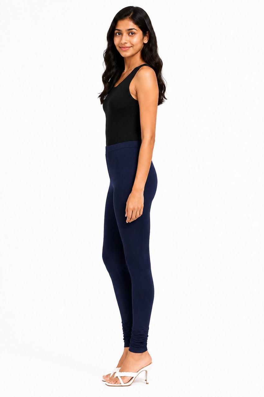 Dhanz churidar DARK NAVY view 3