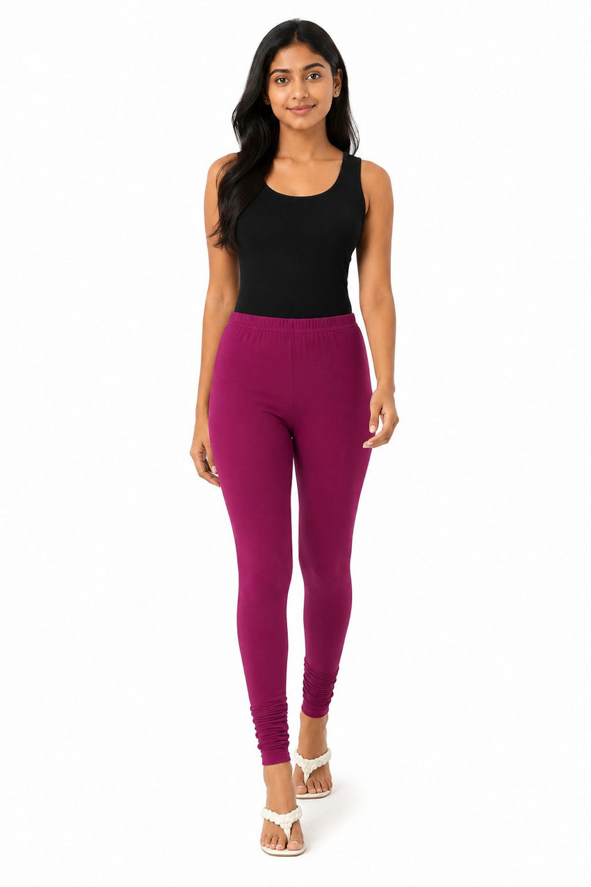 Dhanz churidar MAGENTA view 4