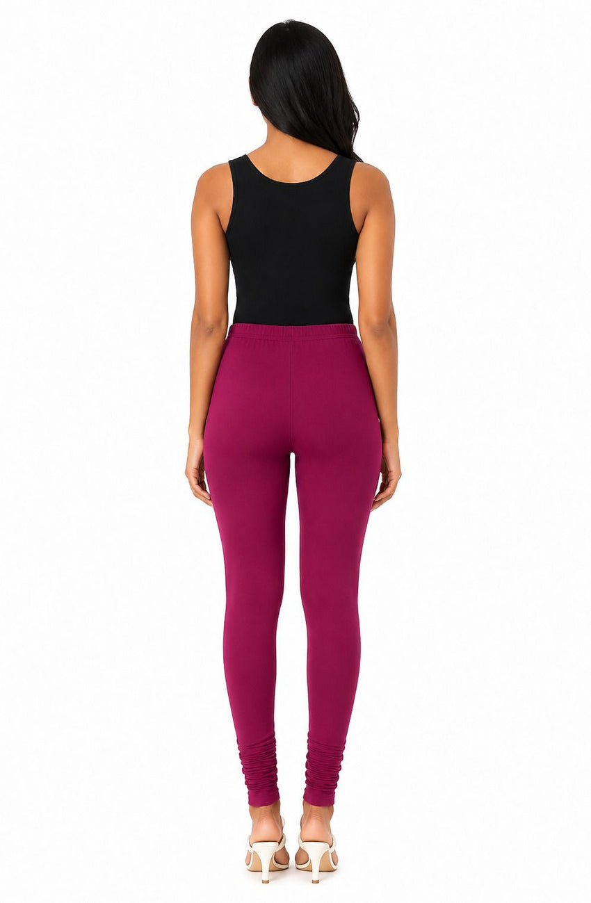 Dhanz churidar MAGENTA view 2