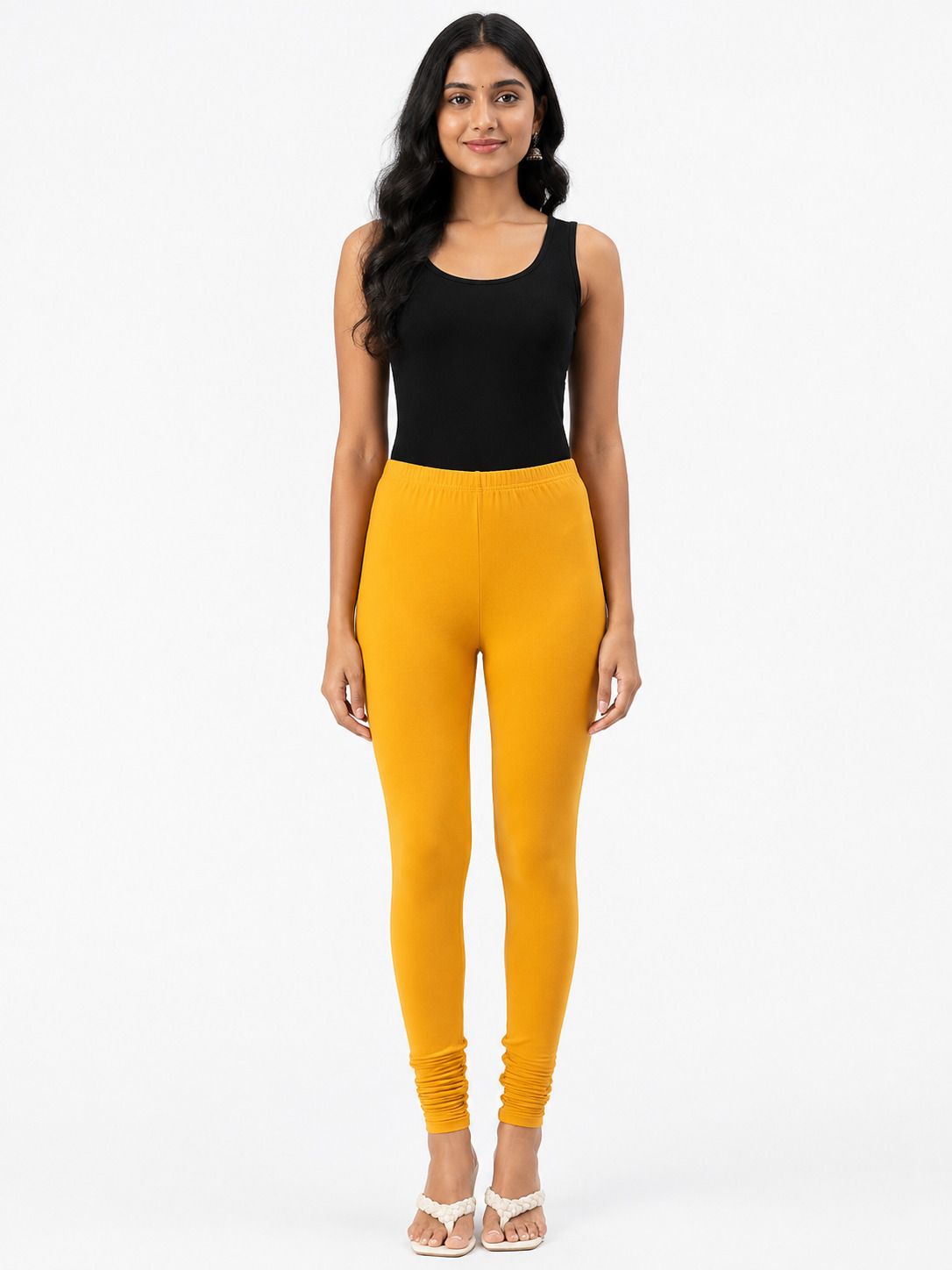 Dhanz churidar GOLDEN YELLOW view 1