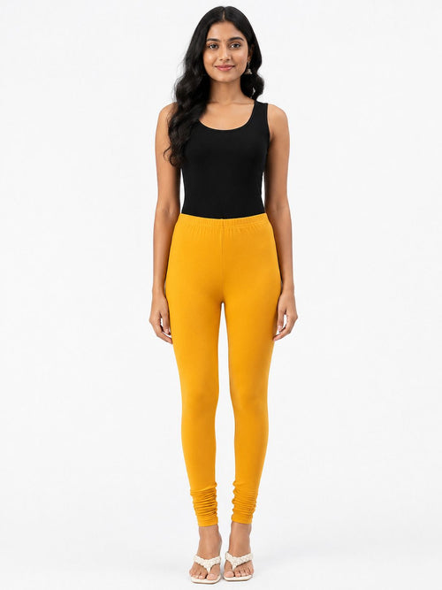 Dhanz churidar GOLDEN YELLOW view 1