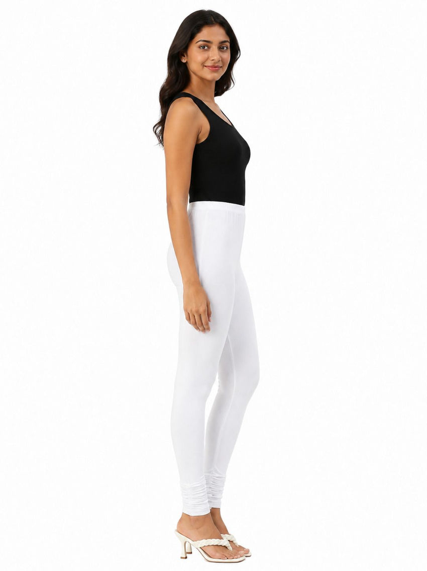 Dhanz churidar WHITE view 3