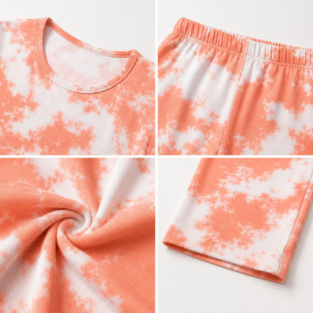 Peach Orange night suit additional view 3