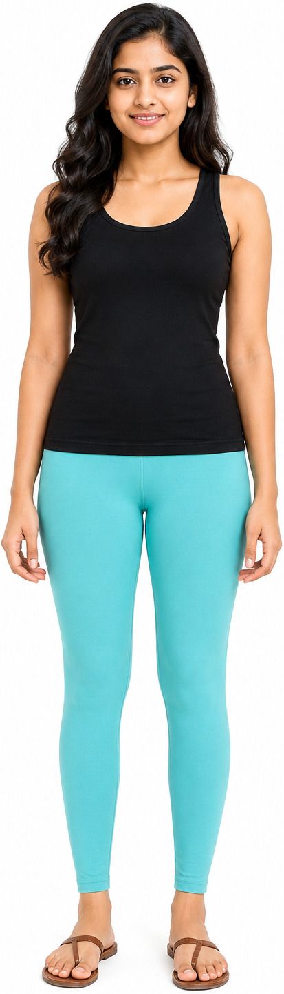 Dhanz ankle AQUA BLUE view 1