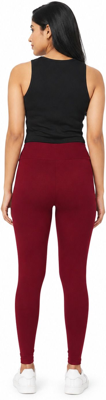 Dhanz ankle BURGUNDY view 2