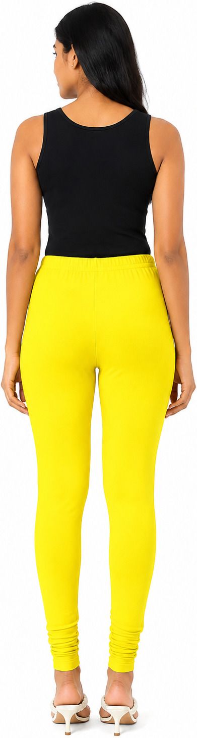 Dhanz churidar LEMON YELLOW view 2