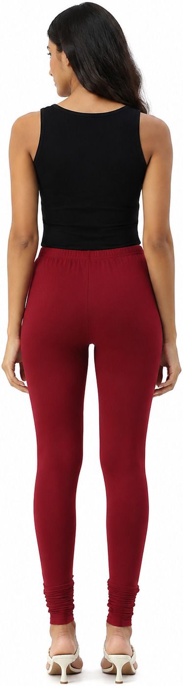 Dhanz churidar RED MAROON view 2