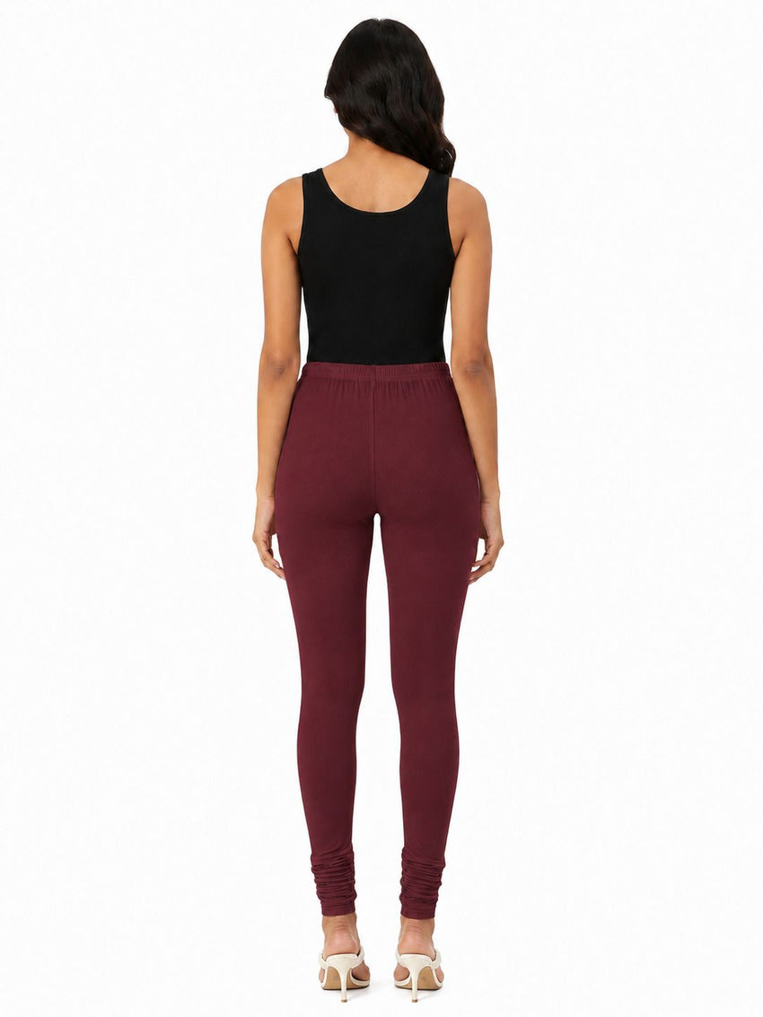 Dhanz churidar MAROON view 2