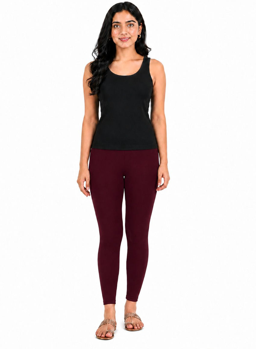 Dhanz ankle MAROON view 1