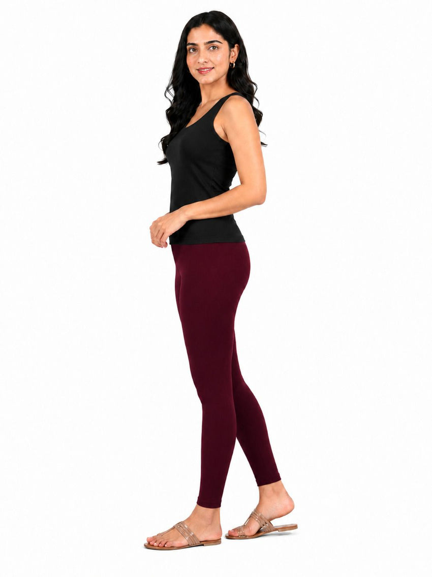 Dhanz ankle MAROON view 3