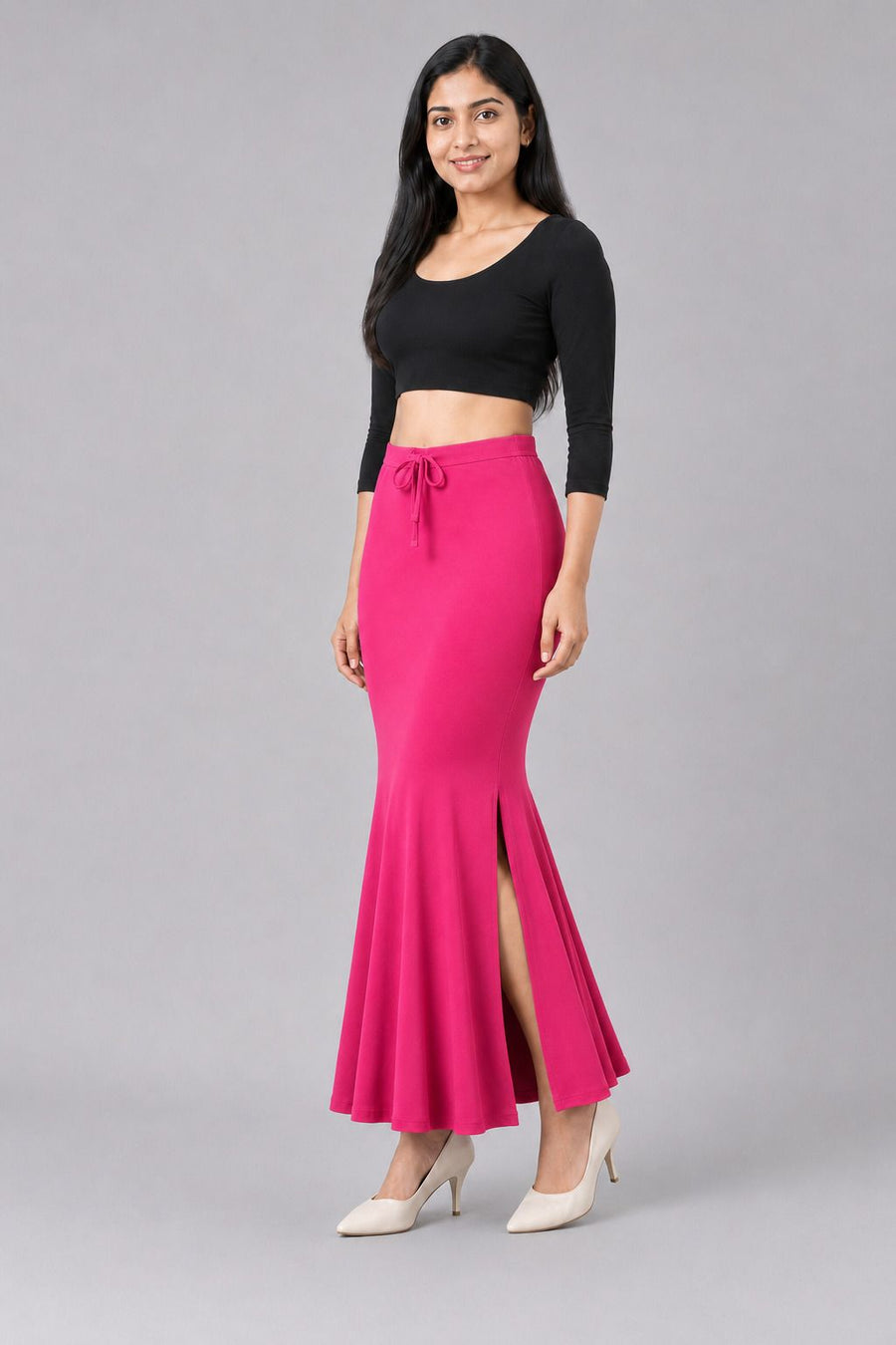 Rani Pink fish cut shapewear side view