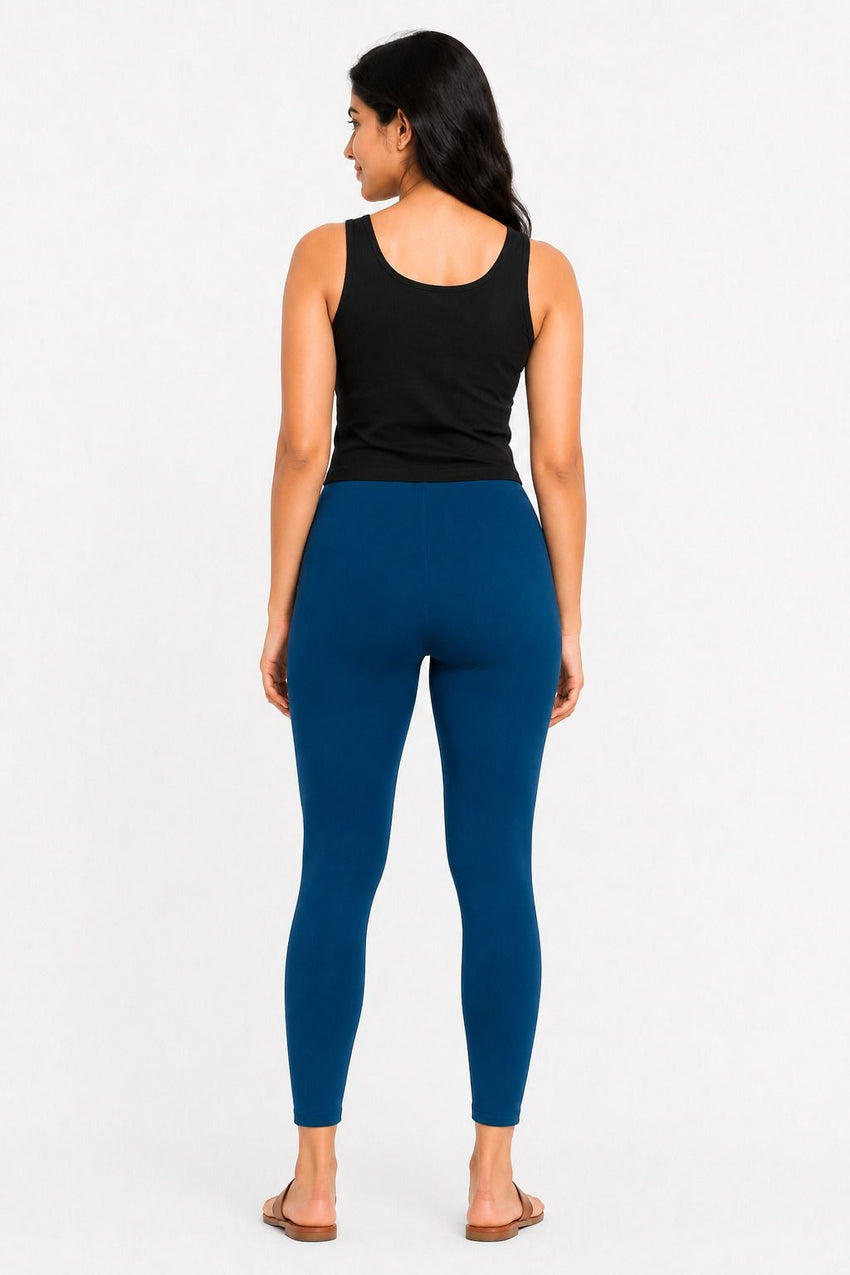 Dhanz ankle PETROL BLUE view 2