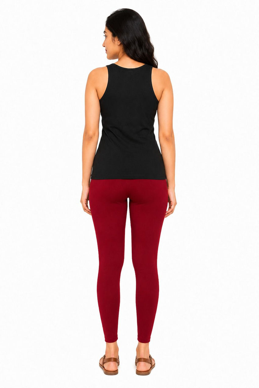 Dhanz ankle RED MAROON view 2