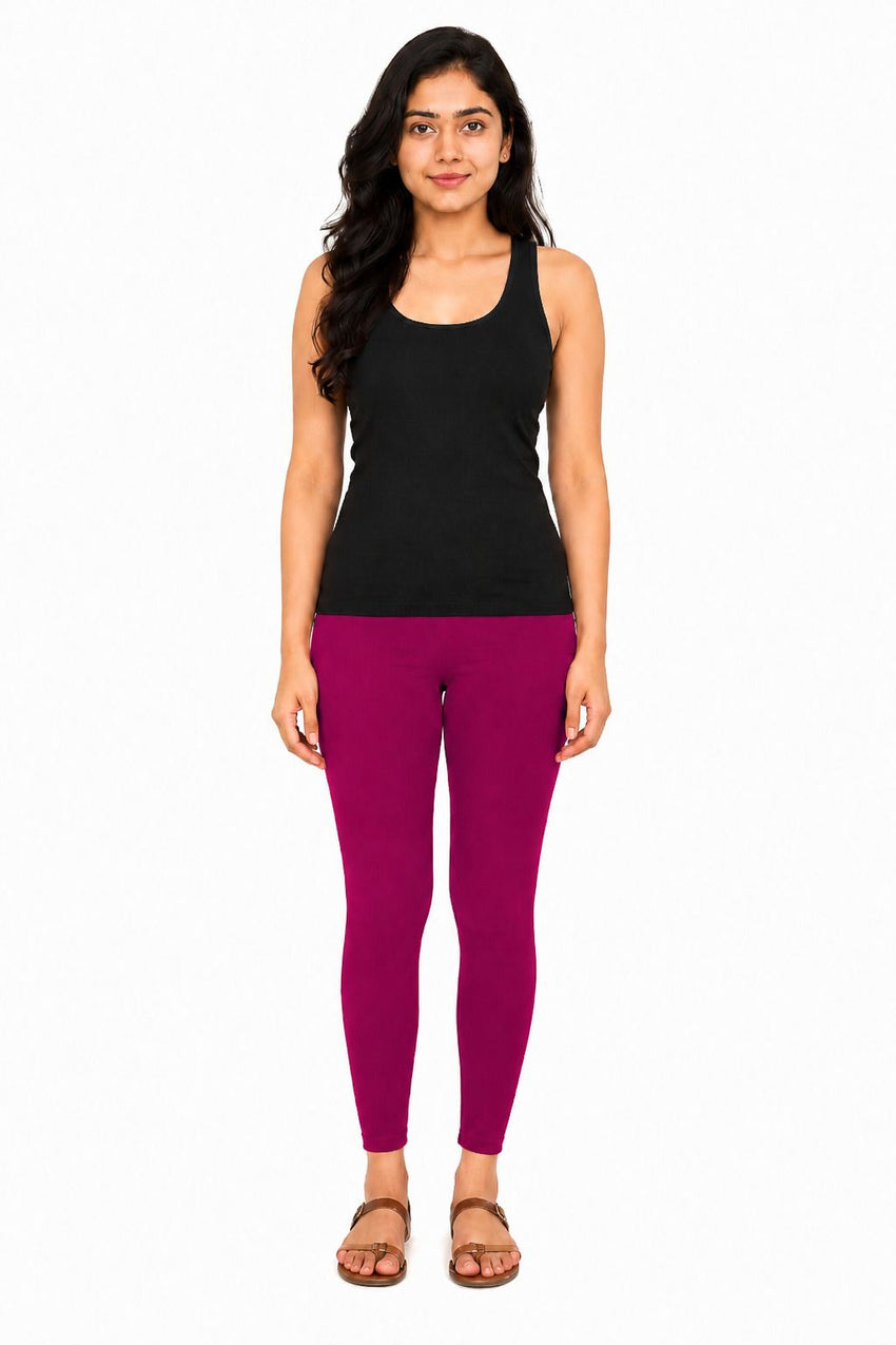 Dhanz ankle MAGENTA view 1