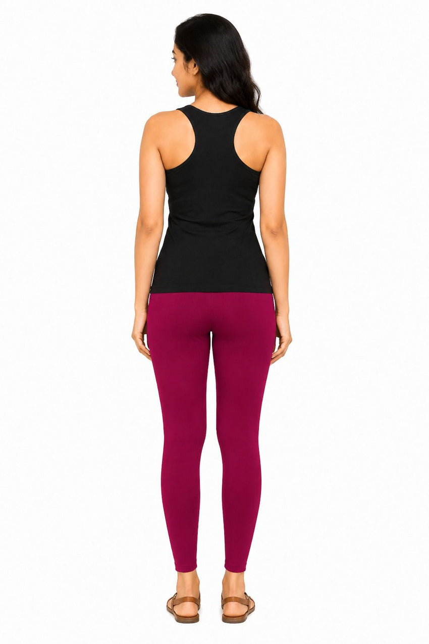 Dhanz ankle MAGENTA view 2